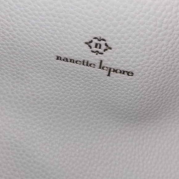 White Leather Handbag - Picture 3 of 8